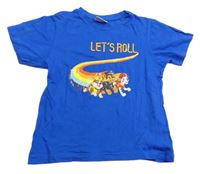 Modré tričko s Paw Patrol Nickelodeon