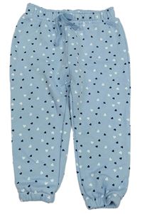 Světlemodré tepláky se srdíčky Primark
