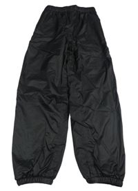Černé funkční šusťákové podšité kalhoty Mountain Warehouse