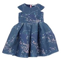 Tmavomodré šaty se vzorem Leigh Tucker