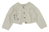 Bílý propínací svetr Peter Rabbit