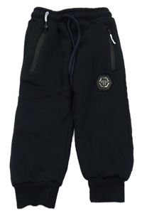 Černé tepláky s logem Phipipp Plein