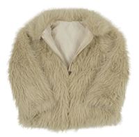 Béžová kožušinová podšitá bunda Dunnes