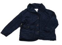 Tmavomodré manšestrové podšité sako Ralph Lauren