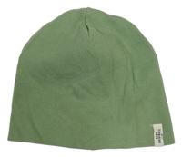 Khaki žebrovaná bavlněná čepice H&M