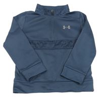 Tmavomodrá funkční thermo mikina s logem UNDER ARMOUR