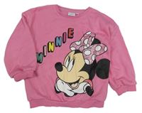 Ružová oversize mikina s Minnie Disney