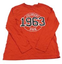 Červené tričko s číslom PRIMARK