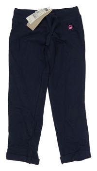 Nové - tmavomodré tepláky Benetton