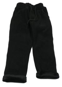 Čierne teplákové manšestráky