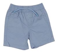 Svetlomodré plátenné kraťasy St. Bernard