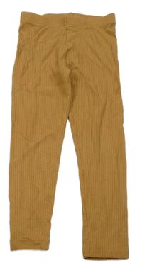 Hnedé rebrované legíny George