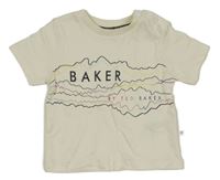 Biele tričko s logy TED BAKER