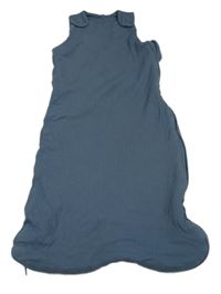 Tmavomodrý žebrovaný zateplený spací pytel zn. George