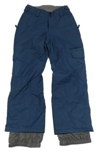 Tmavomodré šusťákové funkční oteplovačky O´neill