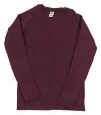 Vínové spodné tričko Yigga