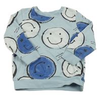 Svetlomodrá mikina so smajlíkmi George