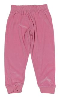 Ružové zamatové tepláky Nickelodeon