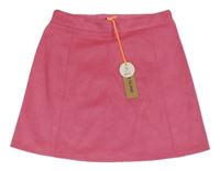 Nové - Tmavoružová semišová sukňa River Island