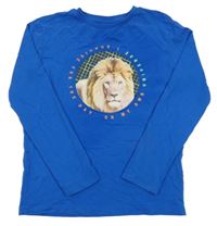Modré tričko s lvem S. Oliver