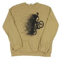 Písková mikina s cyklistou H&M