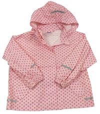 Ružová vzorovaná šušťáková bunda s kapucňou Impidimpi
