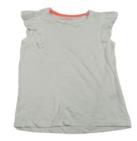 Biely top s madeirou