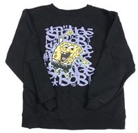 Čierna mikina so Spongebobem