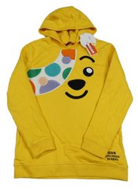 Nové - žlutá mikina s kapucí - Pudsey George