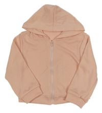 Svetloružová prepínaci ľahká mikina s kapucňou shein