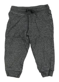 Tmavošedé melírované tepláky H&M
