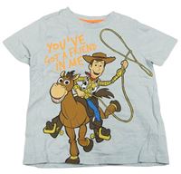 Svetlomodré tričko s Woodym - Toy Story zn. Disney
