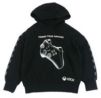 Černá mikina s ovladačem a kapucí - XBOX M&S