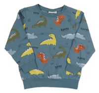 Modrá mikina s diny Name it