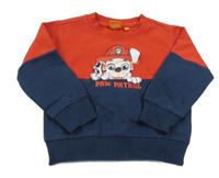 Červeno-tmavomodrá mikina - Tlapková Patrola Nickelodeon