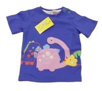 Nové - Fialové tričko s diny Blade&Rose