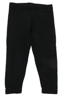 Čierne zateplené legíny C&A