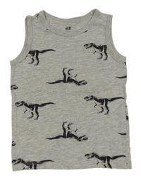 Sivé tielko s diny H&M