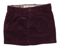 Fialová menšestrová sukňa H&M