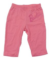 Růžové crop legíny - Barbie