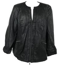 Dámská tmavomodrá potažená bunda Gelco