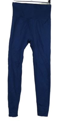 Dámske tmavomodré športové legíny