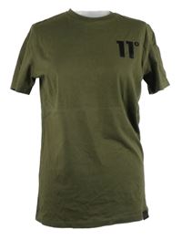 Pánske khaki tričko s logom