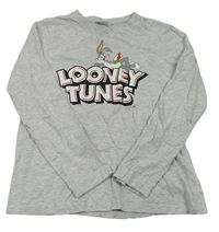 Světlešedé triko s Looney tunes