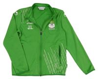 Zelená športová prepínaci mikina s potlačou