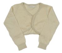 Svetlobéžové svetrové bolerko