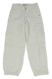 Nové - bílé cuff cargo rifle Bershka