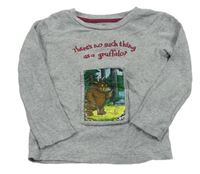 Sivé pyžamové tričko s Gruffalem