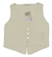 Nové - Smotanová pletená vesta Primark