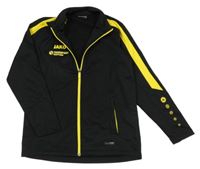 Čierno-žltá športová prepínaci mikina s logom Jako